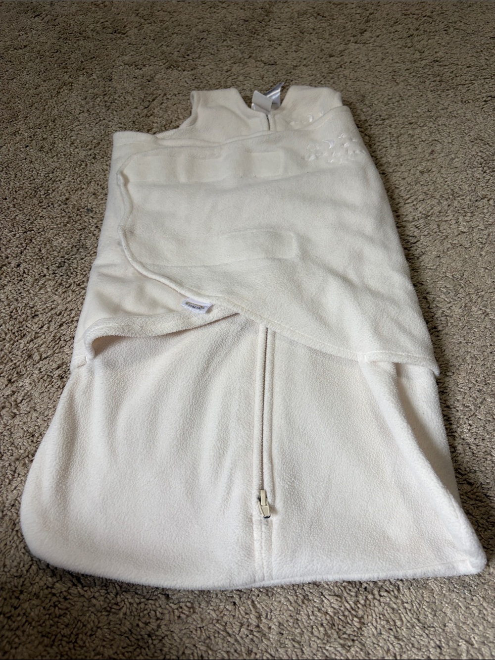 Halo Swaddle Sleep Sack  White Newborn Size